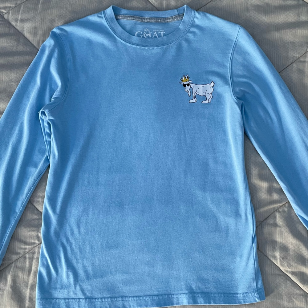 Goat USA long sleeve shirt, youth L, used but in good condition.